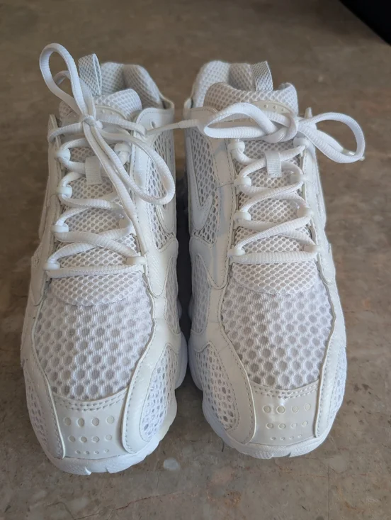 Nike Air Zoom Spiridion Cage 2 (2024) Triple White #CJ1288-100 Men Size 9 No Box - Picture 2 of 12